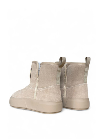 Бежевые зимние полусапоги Melanda.M