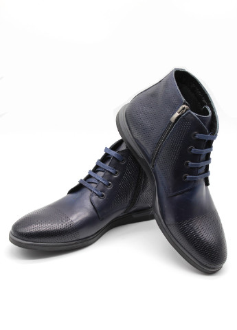Синие осенние ботинки Luciano Bellini