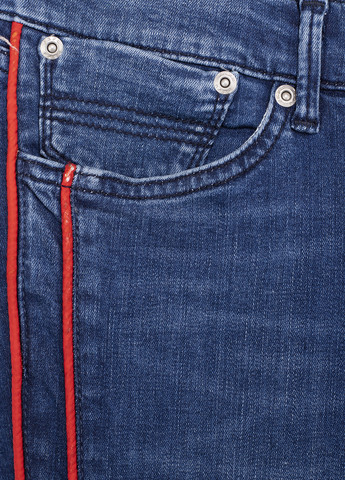 Темно-синие демисезонные скинни джинсы Pepe Jeans