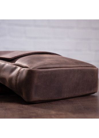 Мужская кожаная сумка 22х21х7,5 см Shvigel (229460663)