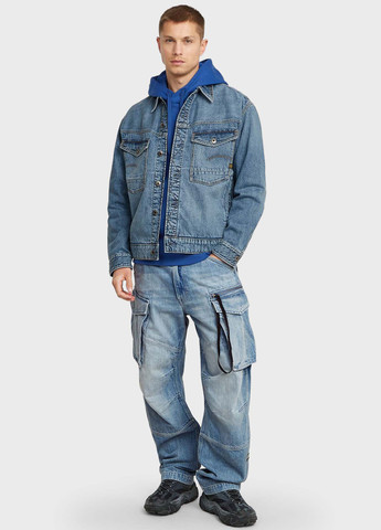 Синяя демисезонная куртка G-Star Raw
