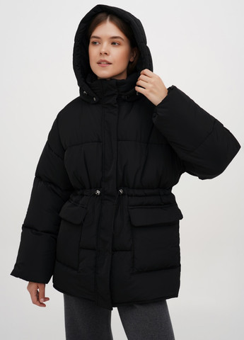 Чорний зимній Пуховик ESSME