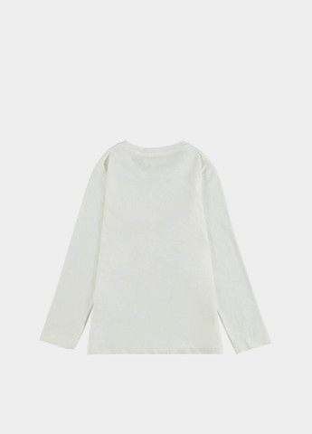 Белый демисезонный кэжуал лонгслив Piazza Italia с надписями