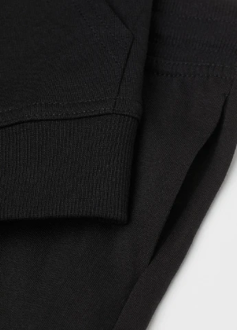 Толстовка демісезон,чорний, H&M Basic (255193099)