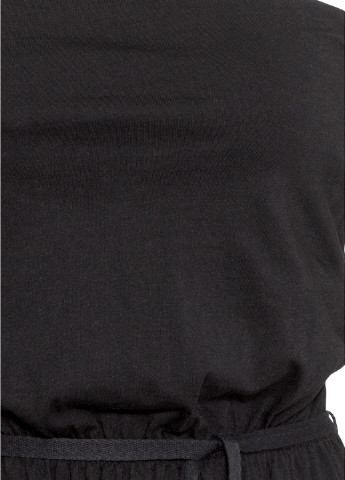 Черное кэжуал платье бандо H&M однотонное