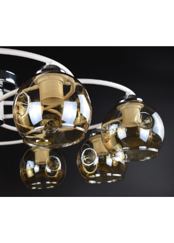 Люстра потолочная на 8 лампочек 7060/8-wh-br Белый 20х70х70 см. Sunnysky (253630566)