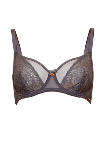 Серый бюстгальтер Marc & André с косточками полиамид