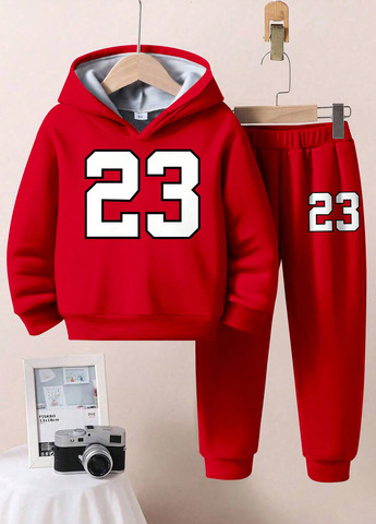 Комбинированный демисезонный костюм (худи, штаны) 2 шт. брючный SHEIN