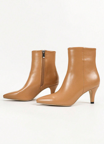 Кремовые демисезонная ботильоны SHEIN