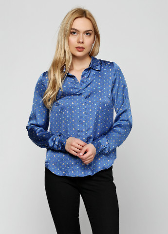 Блакитна демісезонна блуза Mees