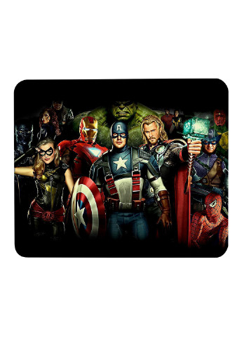 Коврик для мышки Мстители (Avengers) (25108-1380) 22х18 см MobiPrint (222995203)