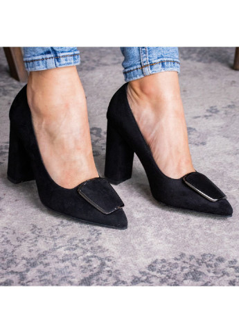 Туфли женские на каблуке Mugsley 2376 39 25 см Черный Fashion
