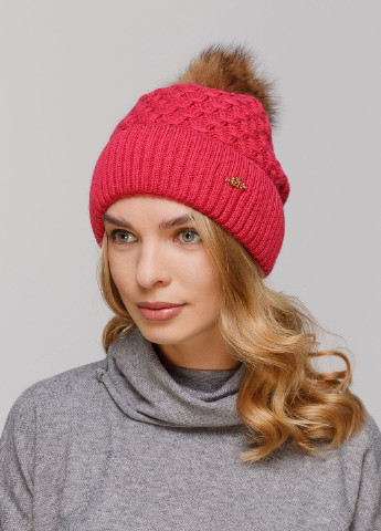 Зимняя теплая женская шапка на флисовой подкладке 550744 Merlini (249643194)