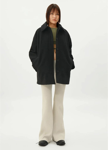 Черное демисезонное Пальто оверсайз Weekday