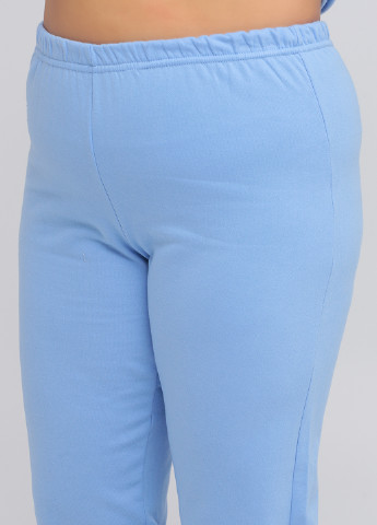Блакитна всесезон піжама (лонгслів, брюки) лонгслив + брюки Lucci