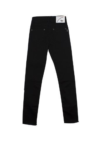 Черные демисезонные прямые джинсы A-yugi