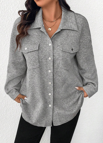 Куртка-сорочка SHEIN (366268187)