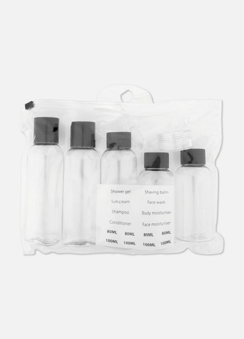 Комплект дорожных бутылочек (5 шт.) Primark (365957778)