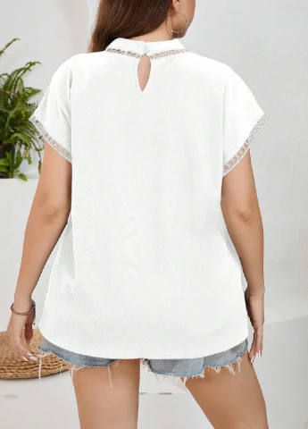 Молочная блуза SHEIN
