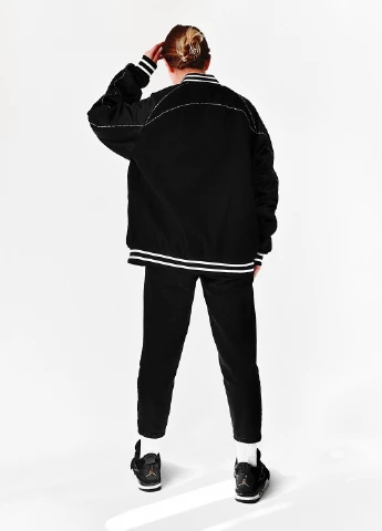 Бомбер Boohoo на кнопках (257805976)