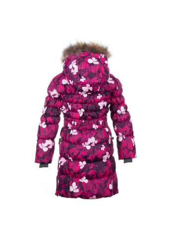 Фуксинове (колору Фукія) зимнє Пальто-пуховик YASMINE Huppa