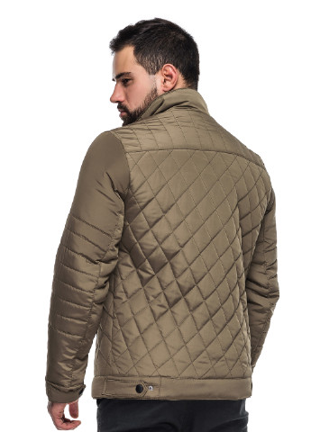 Оливковая (хаки) демисезонная куртка Кариант