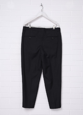 Грифельно-серые кэжуал демисезонные со средней талией брюки H&M