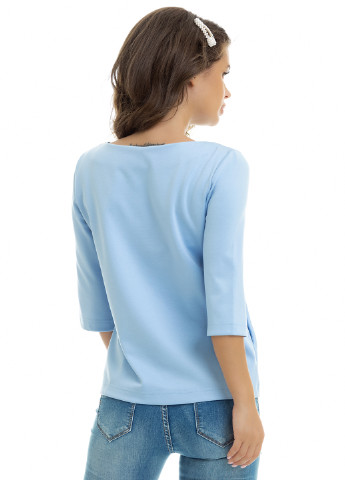 Голубая демисезонная блуза Tivardo