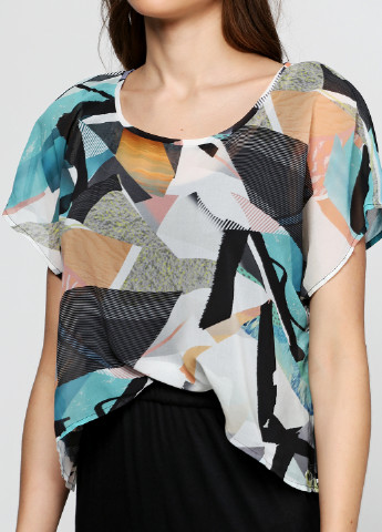 Комбинированное кэжуал платье Numph с геометрическим узором