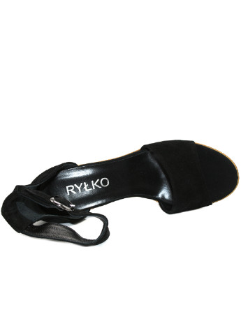 Черные босоножки Rylko с ремешком