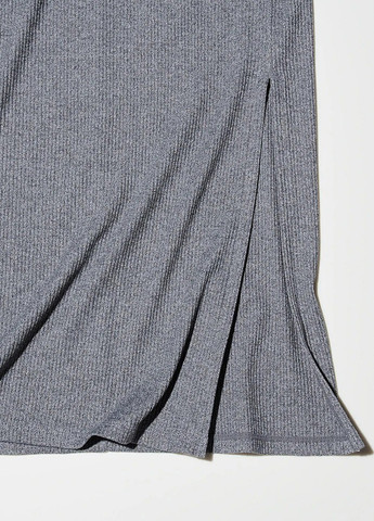 Сіра кежуал сукня силуетна Uniqlo однотонна