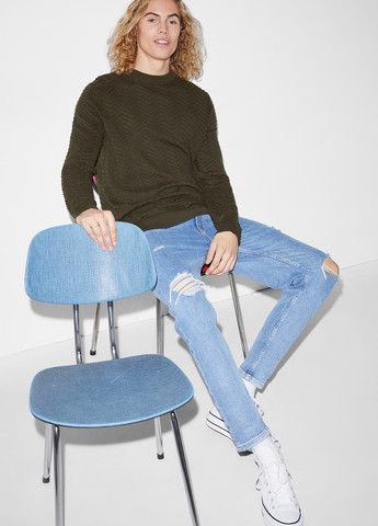 Оливковий (хакі) демісезонний джемпер джемпер C&A