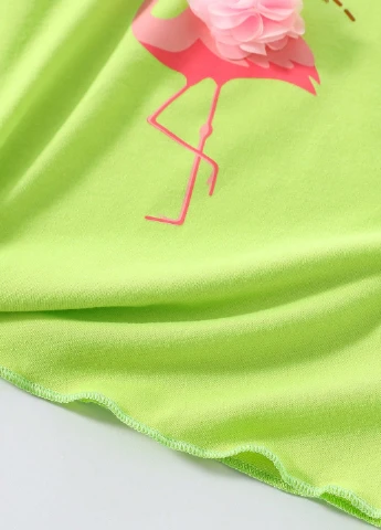 Салатова літня футболка SHEIN