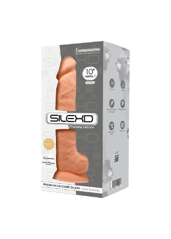 Фаллоимитатор реалистичный SilexD Arnold Flesh (MODEL 5 size 10in), двухслойный, силикон+Silexpan, д Adrien Lastic (255073489)