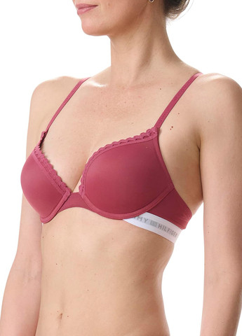 Темно-рожевий бралетт бюстгальтер Tommy Hilfiger з кісточками нейлон