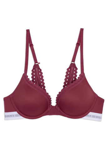 Темно-рожевий бралетт бюстгальтер Tommy Hilfiger з кісточками нейлон