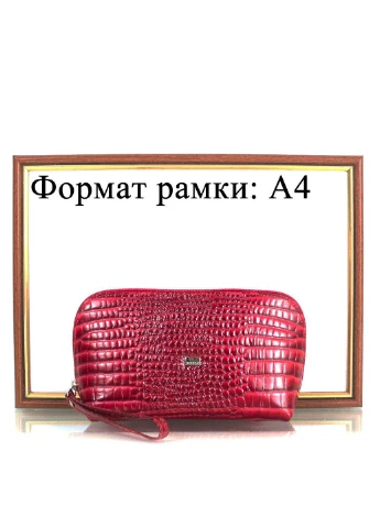 Жіноча шкіряна косметичка 17,5х11х6,5 см Desisan (253491279)
