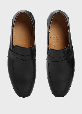 Черные классические туфли PRPY без шнурков