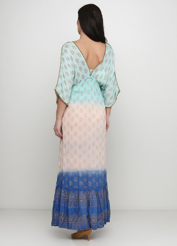 Комбинированное кэжуал платье Y.TWO с орнаментом