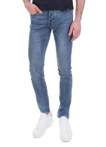 Синие летние джинсы Emporio Armani