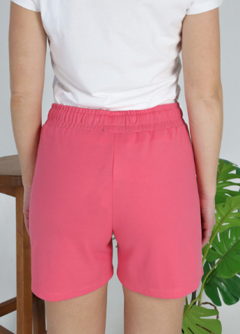 Шорти жіночі яскраво-рожеві тонкі трикотажні великий розмір Rich прямые (252971061)
