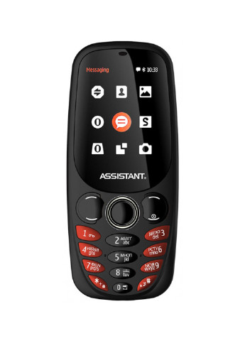 Мобильный телефон ASSISTANT as-201 black (131856663)