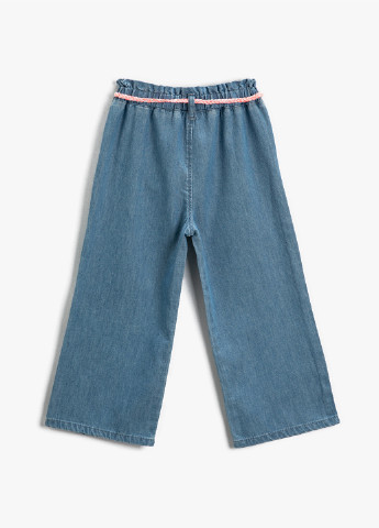 Светло-синие демисезонные свободные джинсы KOTON