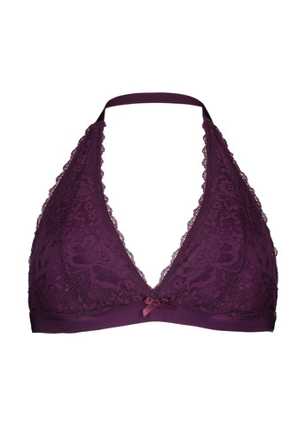 Фиолетовый бралетт бюстгальтер Hunkemoller с косточками полиамид