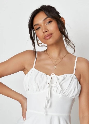 Білий кежуал плаття, сукня Missguided однотонна