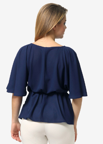 Темно-синяя демисезонная блуза Lila Kass
