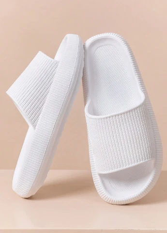 Белые пляжные, кэжуал тапочки SHEIN