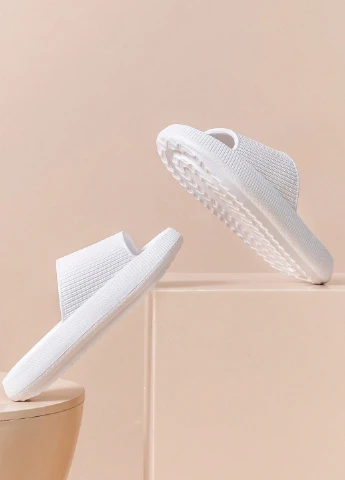 Белые пляжные, кэжуал тапочки SHEIN