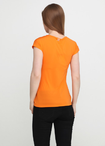 Оранжевая летняя футболка Sassofono