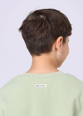 Фисташковый летний костюм (футболка, шорты) с шортами SHEIN